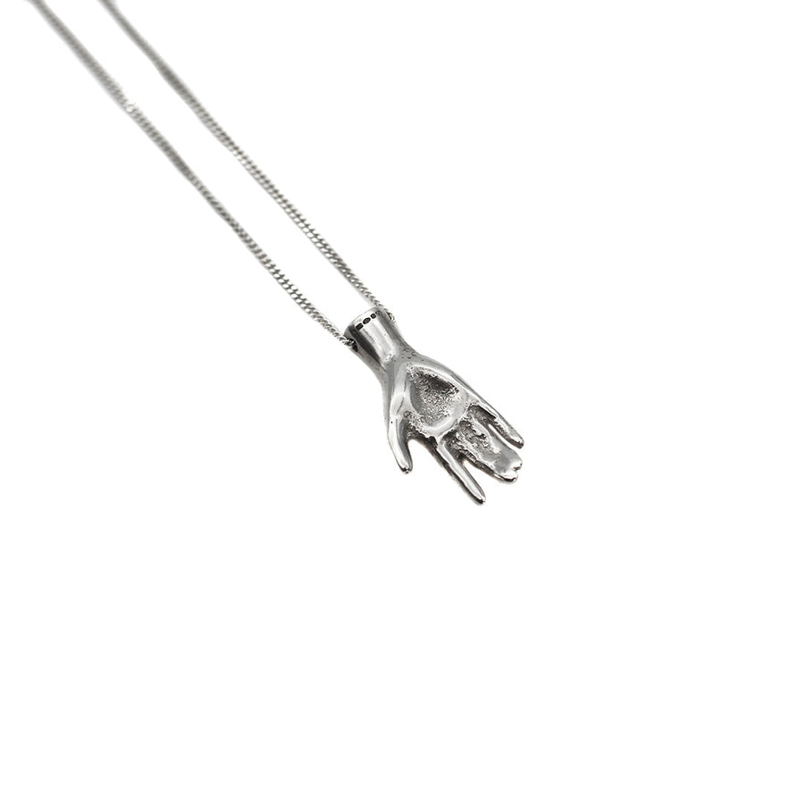 Hand Necklace Sterling Silver